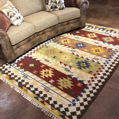 Kilim Rug 5x8 - Rusty Moose Marketplace