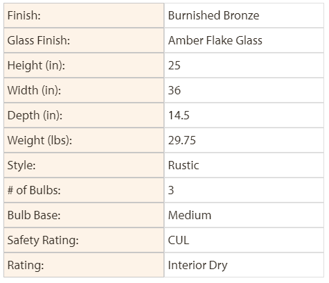 Bryce 36" Chandelier - Rusty Moose Marketplace