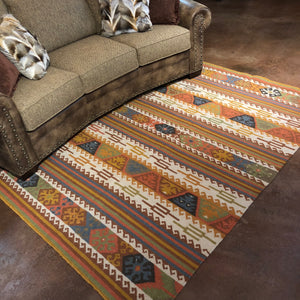 Autumn Aztec- Kilim Rug - Rusty Moose Marketplace