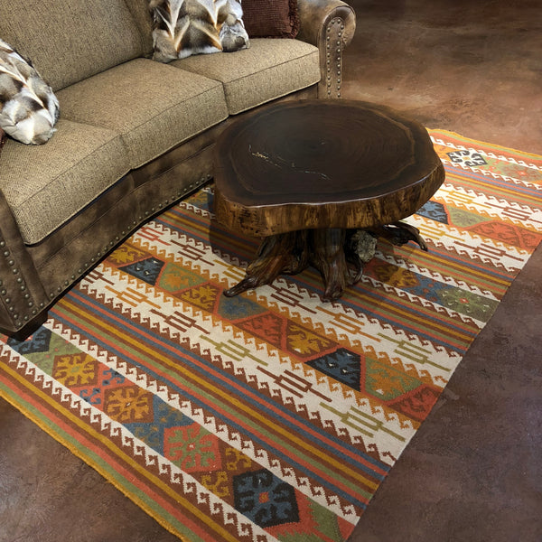 Autumn Aztec- Kilim Rug - Rusty Moose Marketplace