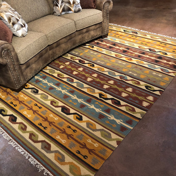 Hunter - Kilim Rug 6x9 - Rusty Moose Marketplace