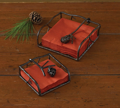 Pinecone Napkin Holder - Rusty Moose Marketplace