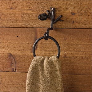 Pinecone Towel Ring - Rusty Moose Marketplace