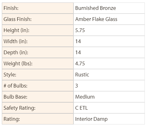 Bozeman 14" Flush Mount - Bear - Rusty Moose Marketplace