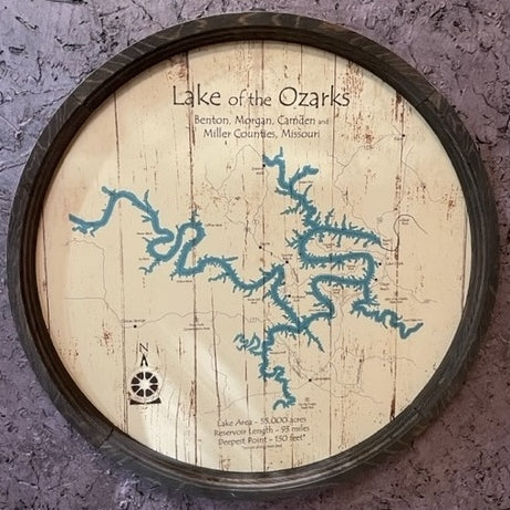 Nebraska Lakes - Barrel end - Rusty Moose Marketplace