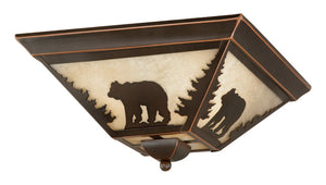 Bozeman 14" Flush Mount - Bear - Rusty Moose Marketplace