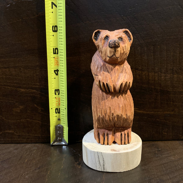 Hand Whittled Bear - Rusty Moose Marketplace