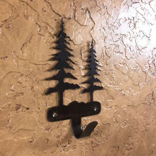 Trees Robe Hook - Rusty Moose Marketplace