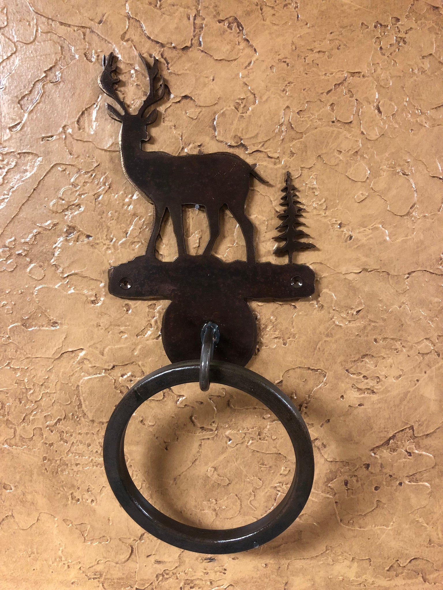 Deer Towel Ring - Rusty Moose Marketplace
