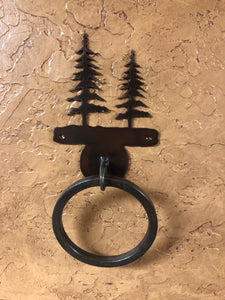 Trees Towel Ring - Rusty Moose Marketplace