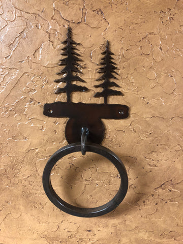 Trees Towel Ring - Rusty Moose Marketplace