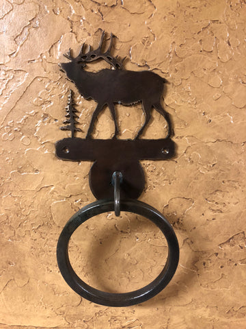 Elk Towel Ring - Rusty Moose Marketplace