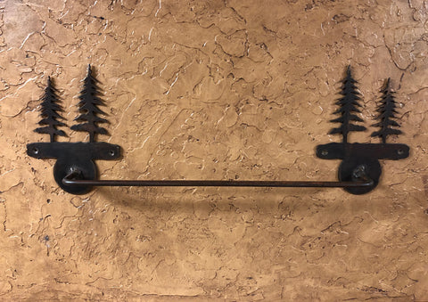 Trees Towel Bar - Rusty Moose Marketplace