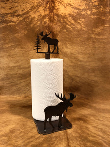 Moose Standing Paper Towel Holder - Rusty Moose Marketplace