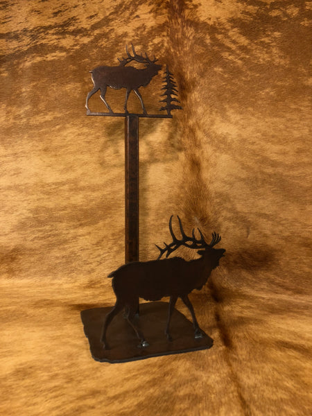 Elk Standing Paper Towel Holder - Rusty Moose Marketplace