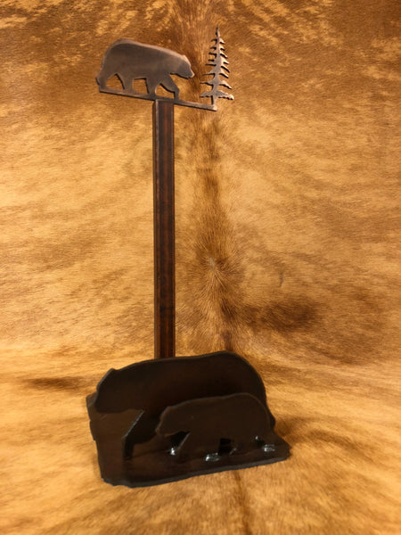Bear Standing Paper Towel Holder - Rusty Moose Marketplace
