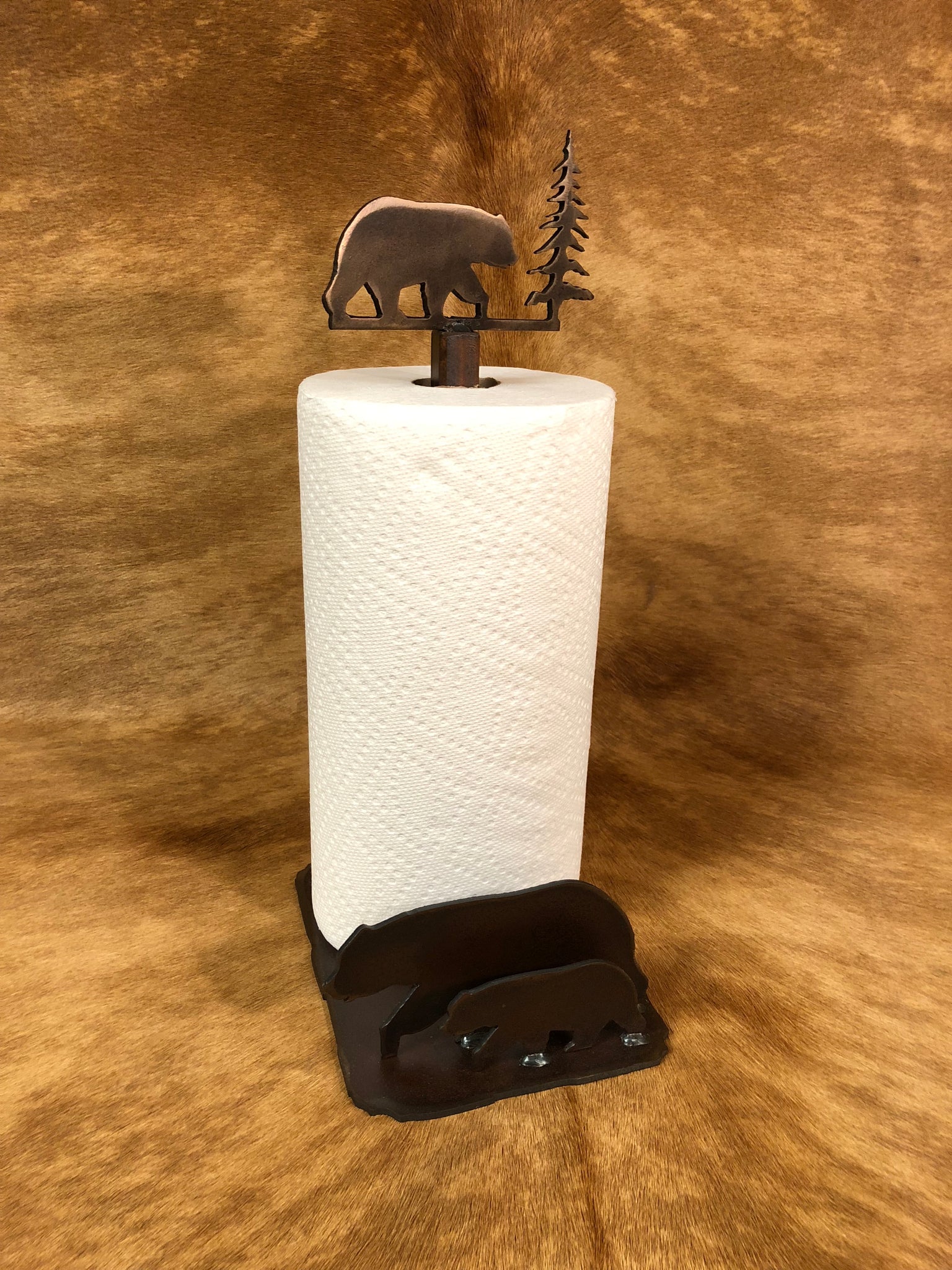 Bear Standing Paper Towel Holder - Rusty Moose Marketplace