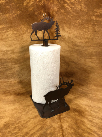 Elk Standing Paper Towel Holder - Rusty Moose Marketplace