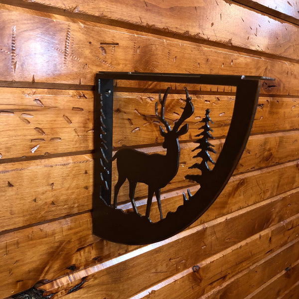 Deer Shelf Bracket Set - Rusty Moose Marketplace