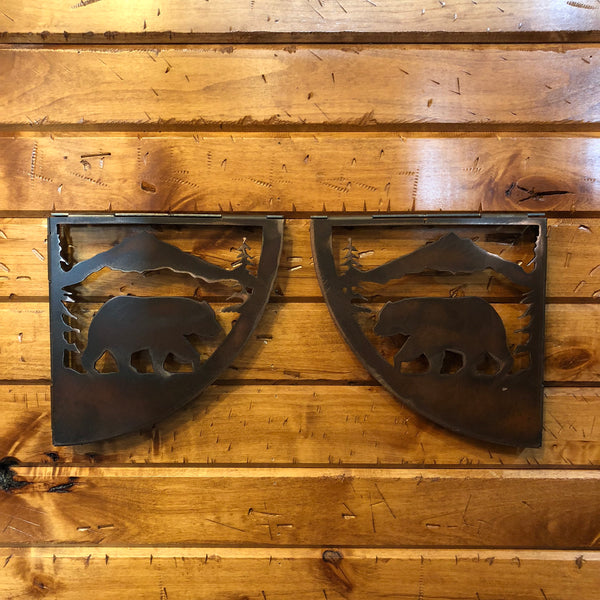 Bear Shelf Bracket Set - Rusty Moose Marketplace