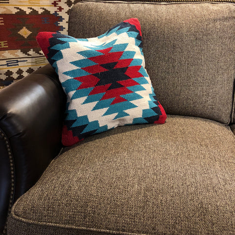 Turquoise Tundra Pillow - Rusty Moose Marketplace