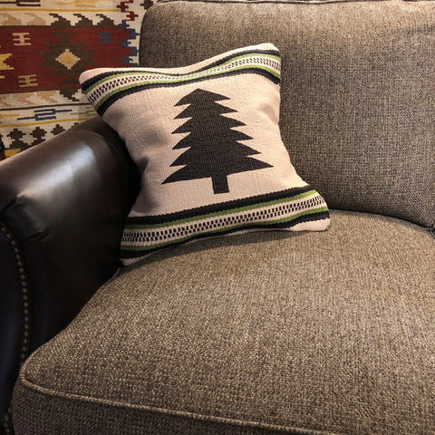 Cream Tree Pillow - Rusty Moose Marketplace