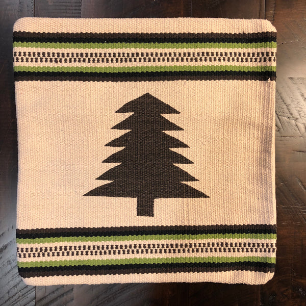 Cream Tree Pillow - Rusty Moose Marketplace