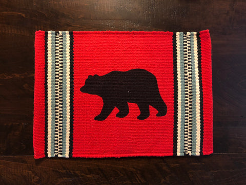 Red Bear Placemat - Rusty Moose Marketplace