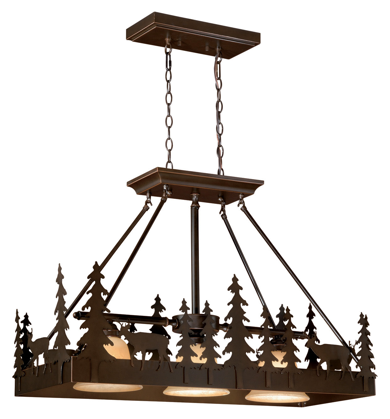 Bryce 36" Chandelier - Rusty Moose Marketplace