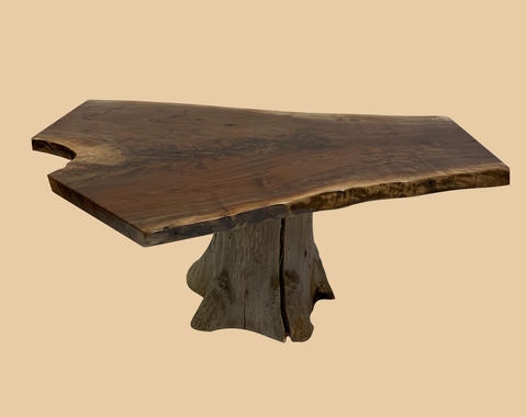 Rustic Walnut Coffee Table - Rusty Moose Marketplace