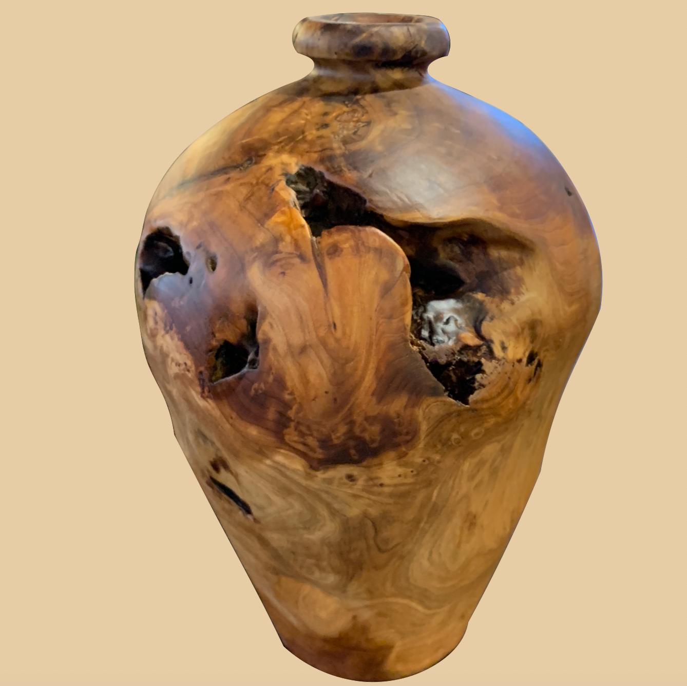 Carved Fir Vase (Small) - Rusty Moose Marketplace