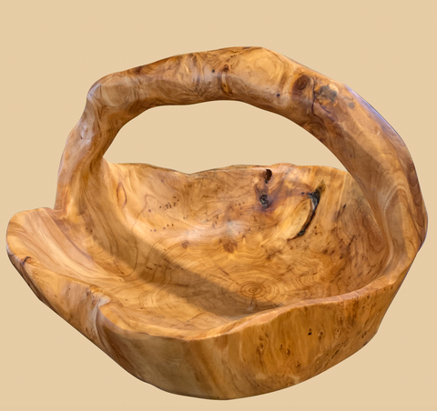 Carved Fir Basket - Rusty Moose Marketplace