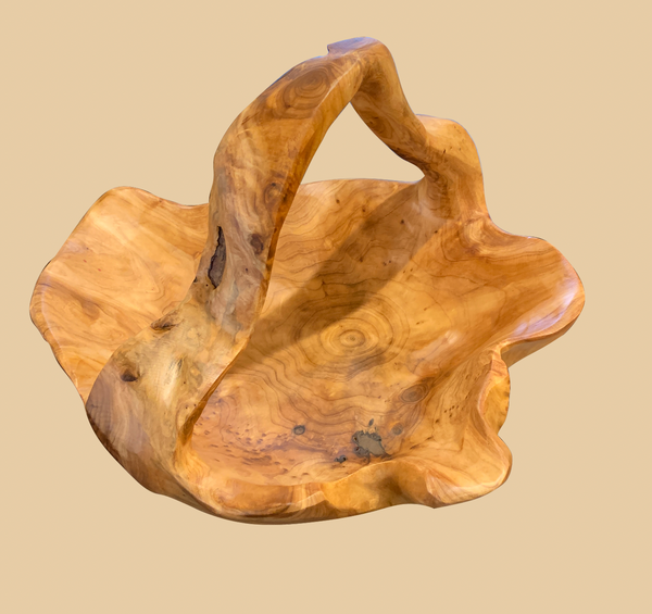 Carved Fir Basket - Rusty Moose Marketplace