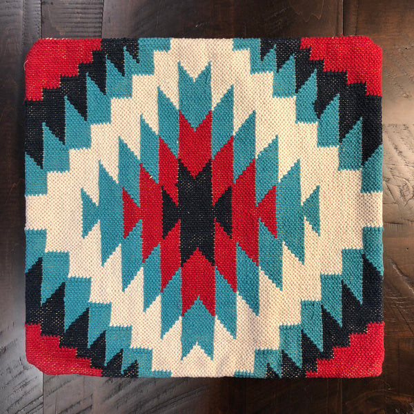 Turquoise Tundra Pillow - Rusty Moose Marketplace
